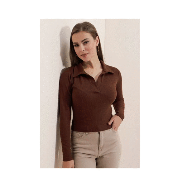Casual Women Brown Top